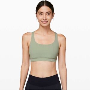 LULULEMON green energy bra